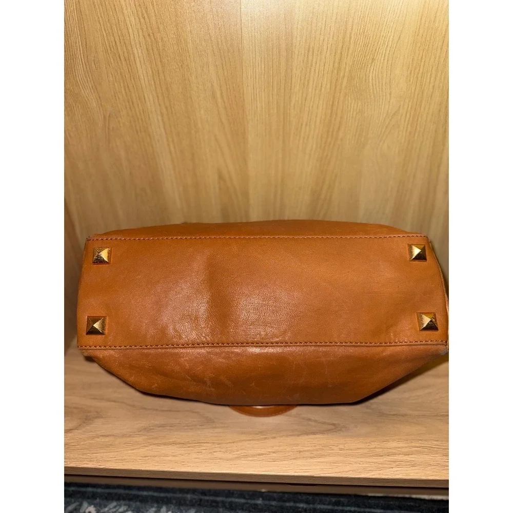 Michael Kors Brown Leather Satchel
